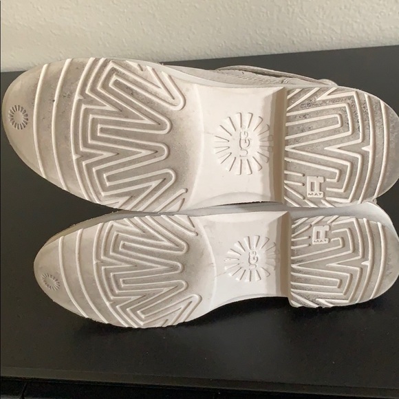 UGG Boots - cream/off white leather,size 6 1/2 or7 - Picture 3 of 8